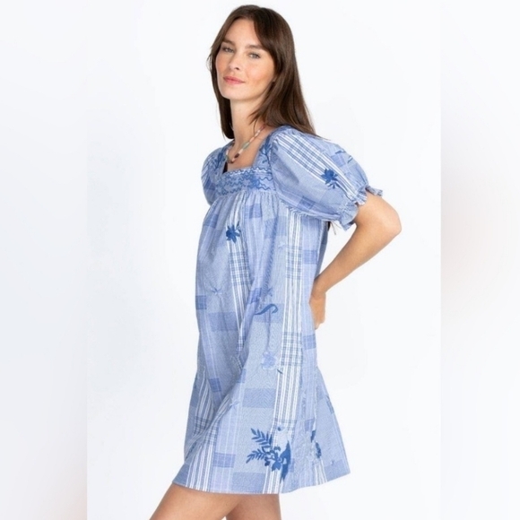 New Johnny Was Marbella Square Neck Park Dress Medium / 8-10 US - Picture 5 of 15